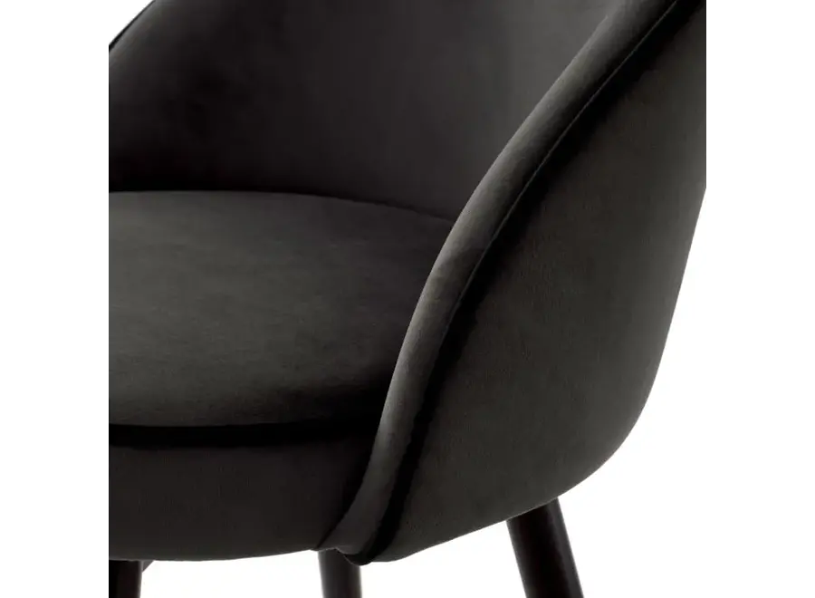 Counter Chair 'Cooper' set of 2 - Dark grey