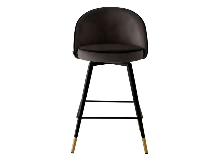 Counter Chair 'Cooper' set of 2 - Dark grey