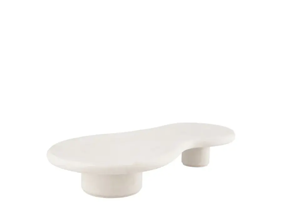 Outdoor Coffee Table 'Erato' - Smooth cream