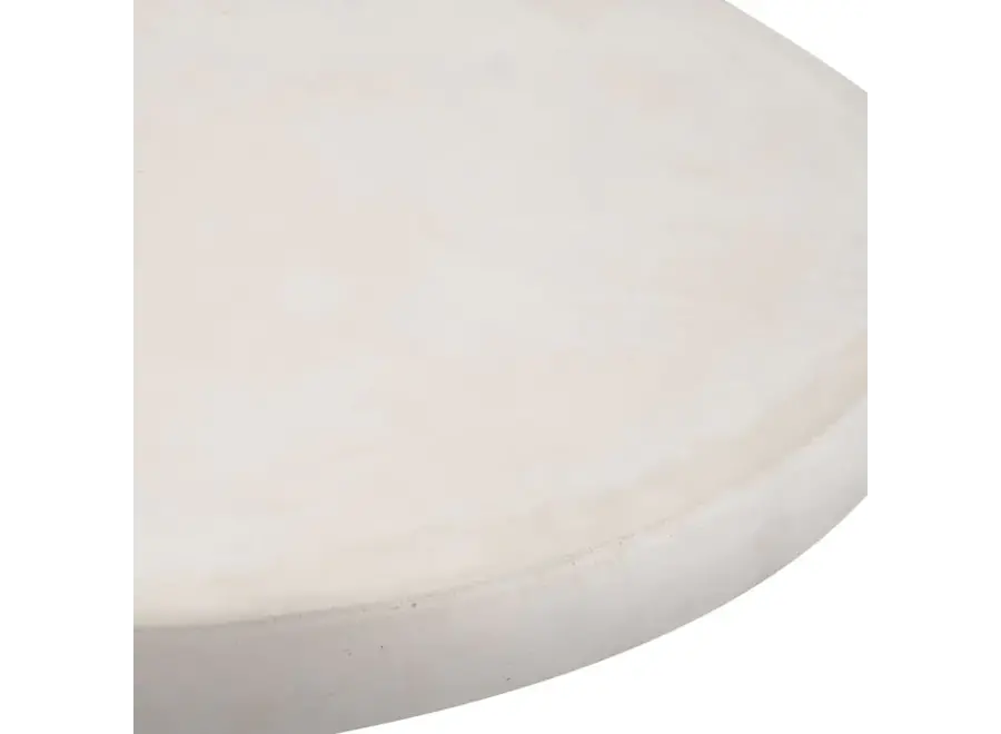 Table basse d'extérieur 'Cléon' - Smooth cream