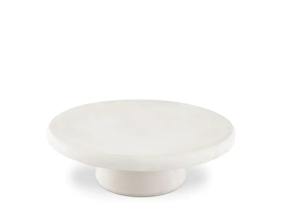 Table basse d'extérieur 'Cléon' - Smooth cream