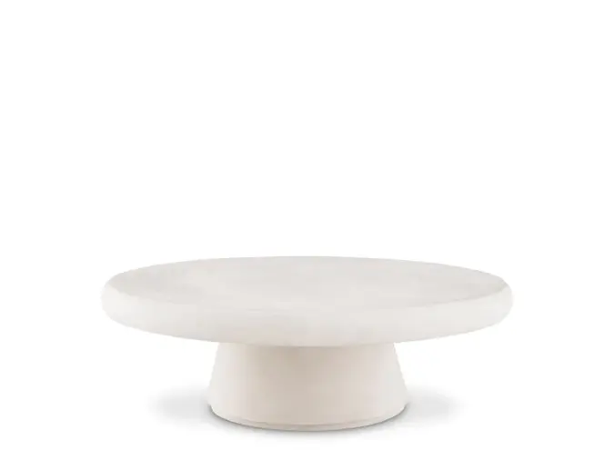 Outdoor Coffee Table Cleon - Smooth cream