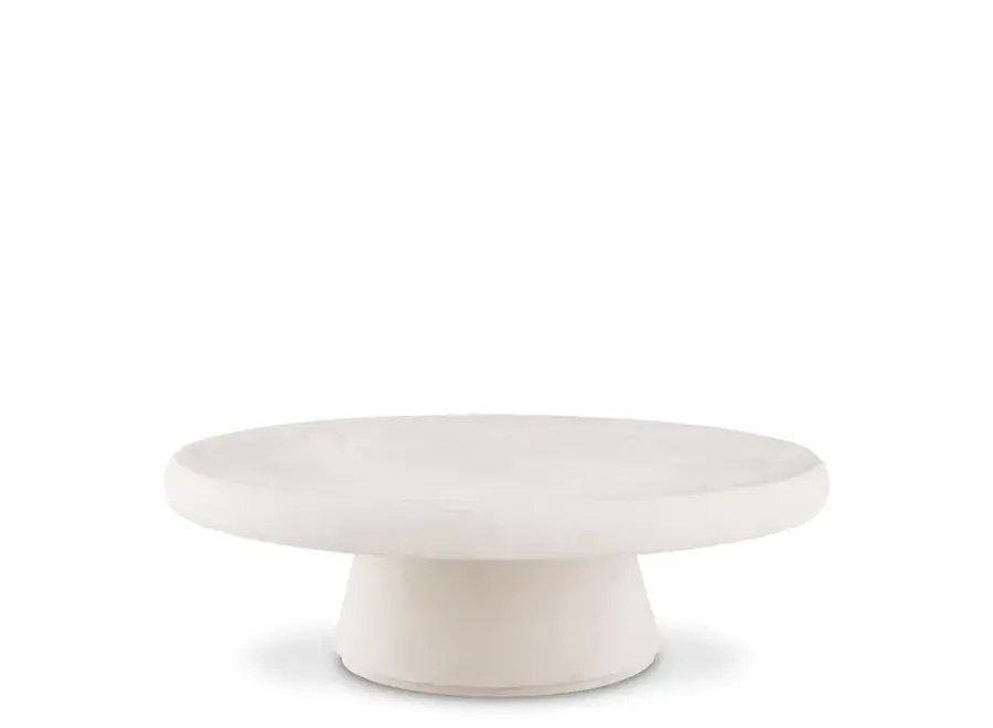 Outdoor Coffee Table 'Cleon' - Smooth cream