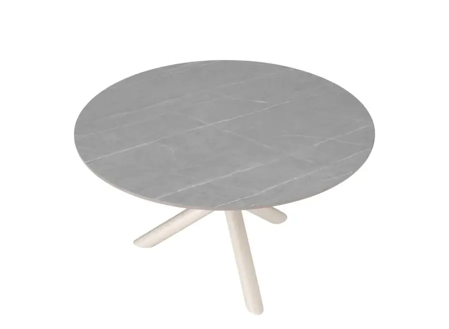 Outdoor Dining Table 'Nassau' - Round - Grey