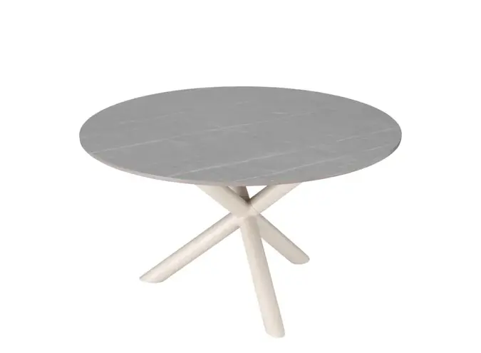 Outdoor Dining Table Nassau Round - Grey