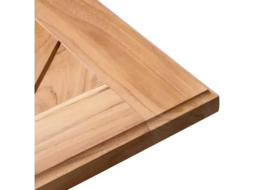 Table à manger d'extérieur 'Bell Rive' - Natural Teak