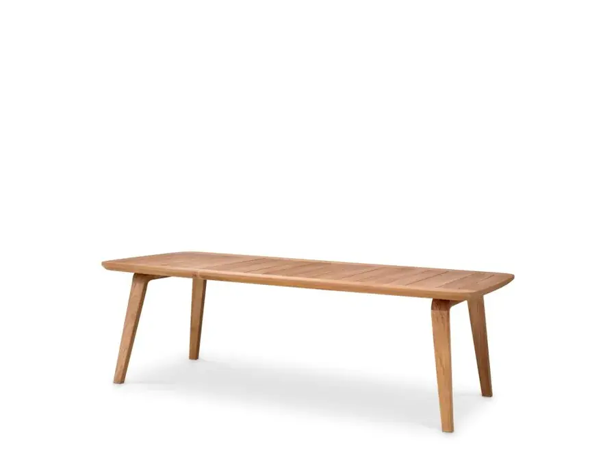 Outdoor Dining Table 'Glover' - Natural Teak