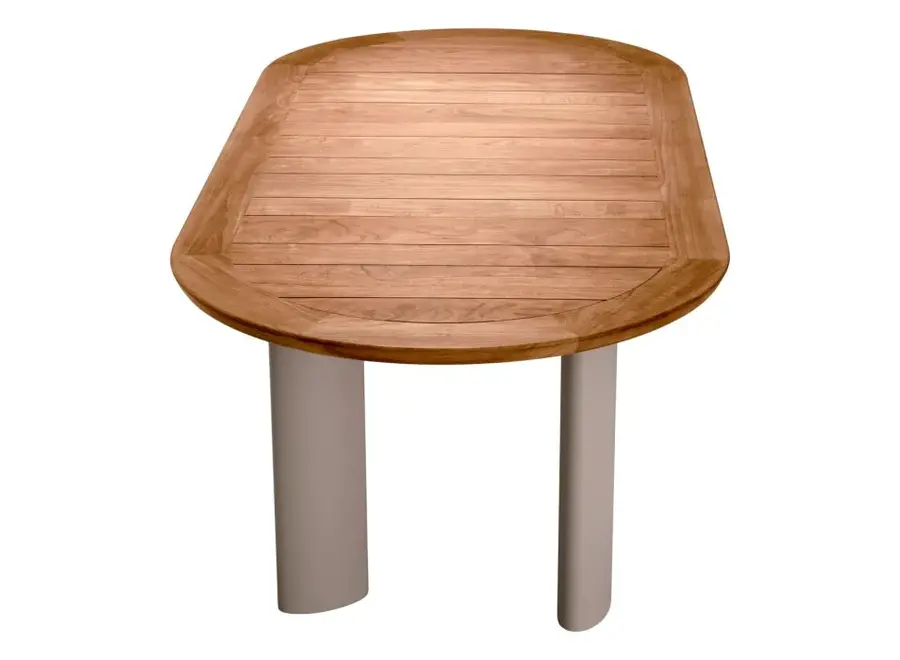 Outdoor Dining Table 'Mogador' - Natural Teak