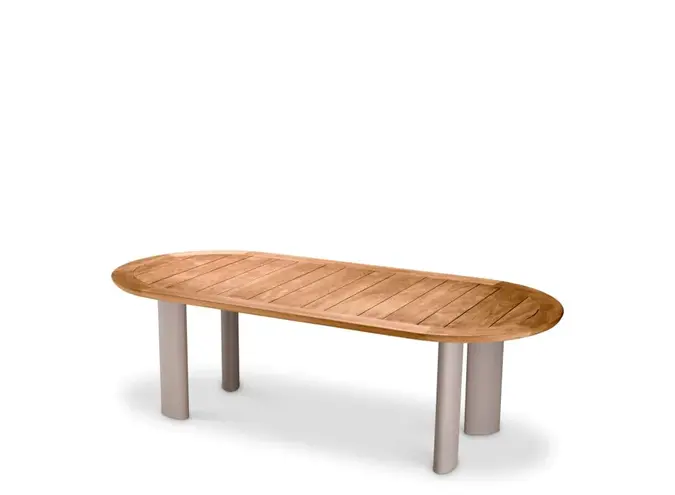 Outdoor Dining Table Mogador - Natural Teak