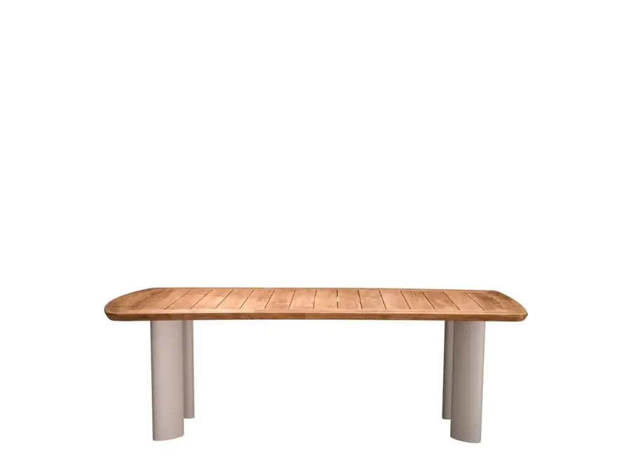 Outdoor Dining Table 'Osario' - Natural Teak