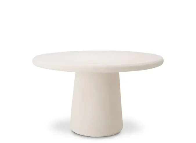 Outdoor Dining Table Cleon - Smooth cream