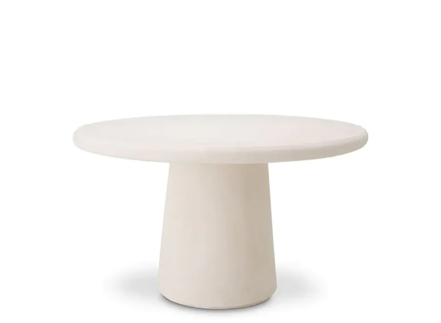 Outdoor Dining Table 'Cleon'  - Smooth cream