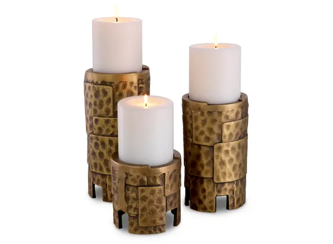 Candle holder Laurentios - set van 3