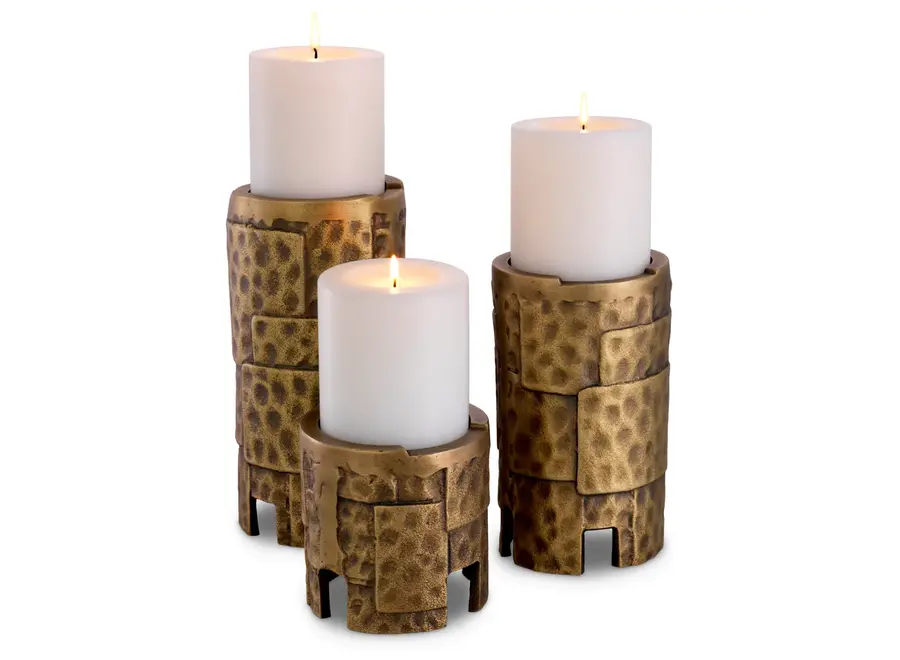 Candle holder 'Laurentios' - set of 3