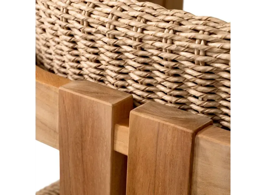 Outdoor dining chair 'Donato' - Natural Teak