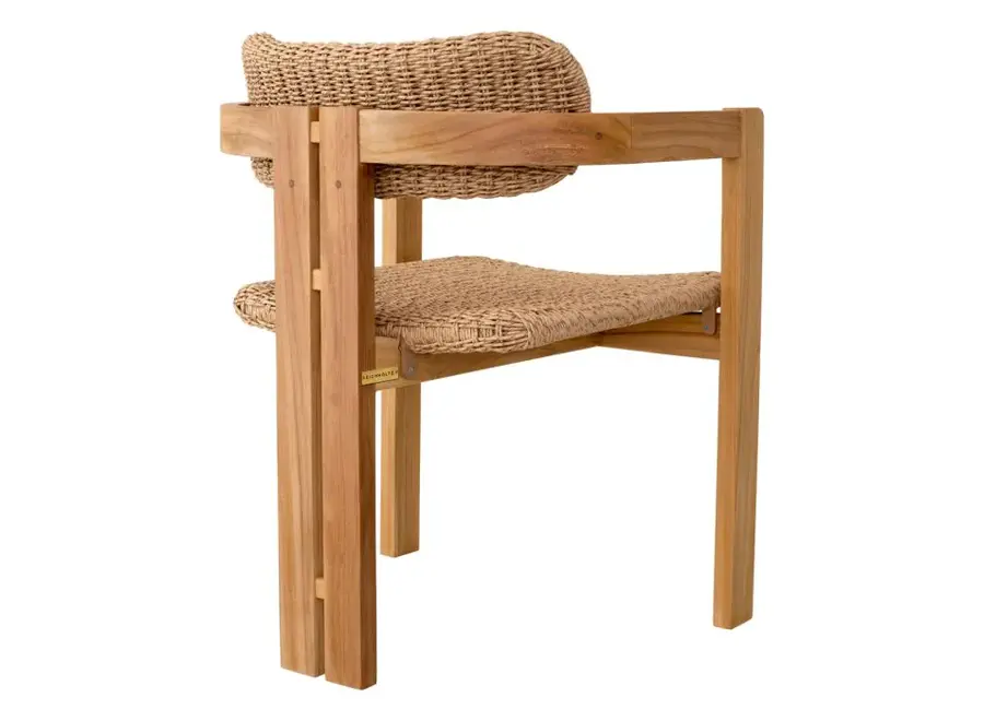 Outdoor dining chair 'Donato' - Natural Teak