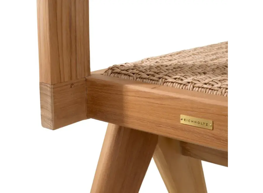 Chaise de salle à manger d'extérieur 'Niclas' - Natural Teak