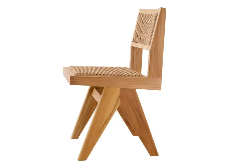 Chaise de salle à manger d'extérieur 'Niclas' - Natural Teak