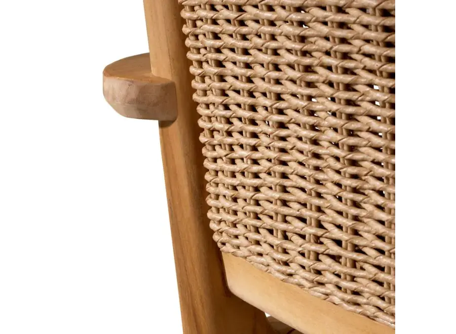 Outdoor chair 'Pivetti' - Natural Teak