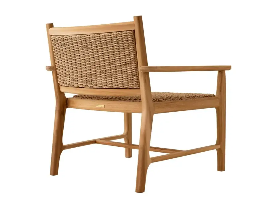 Outdoor chair 'Pivetti' - Natural Teak