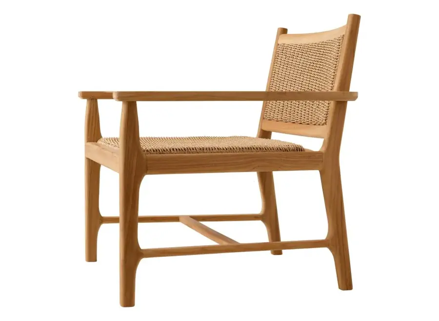 Outdoor chair 'Pivetti' - Natural Teak