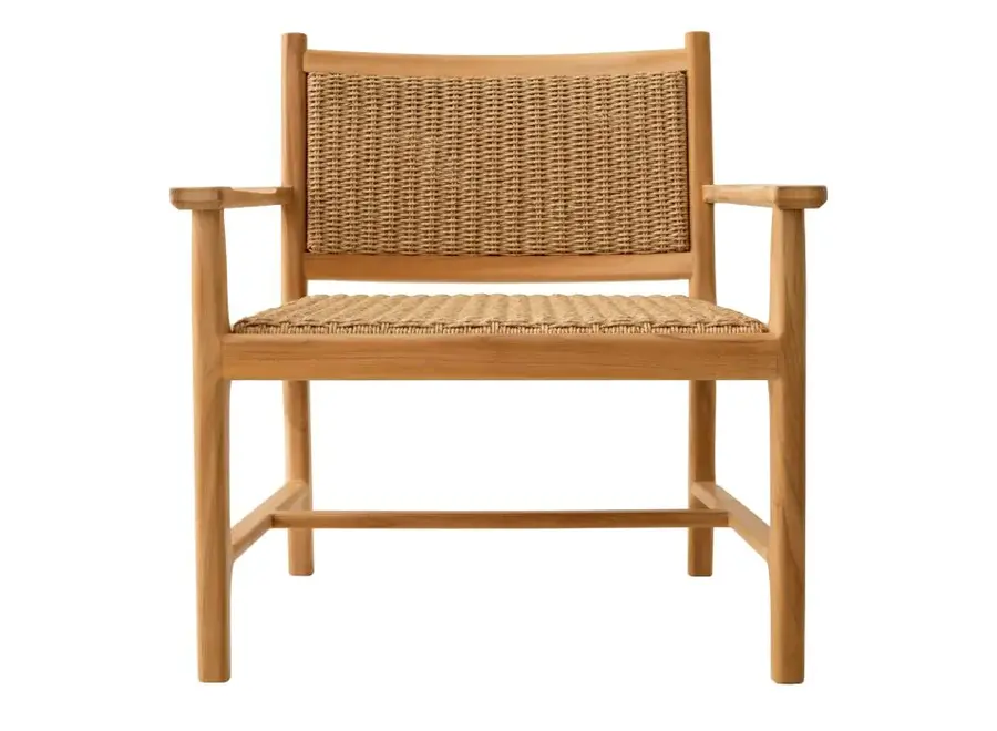 Outdoor chair 'Pivetti' - Natural Teak