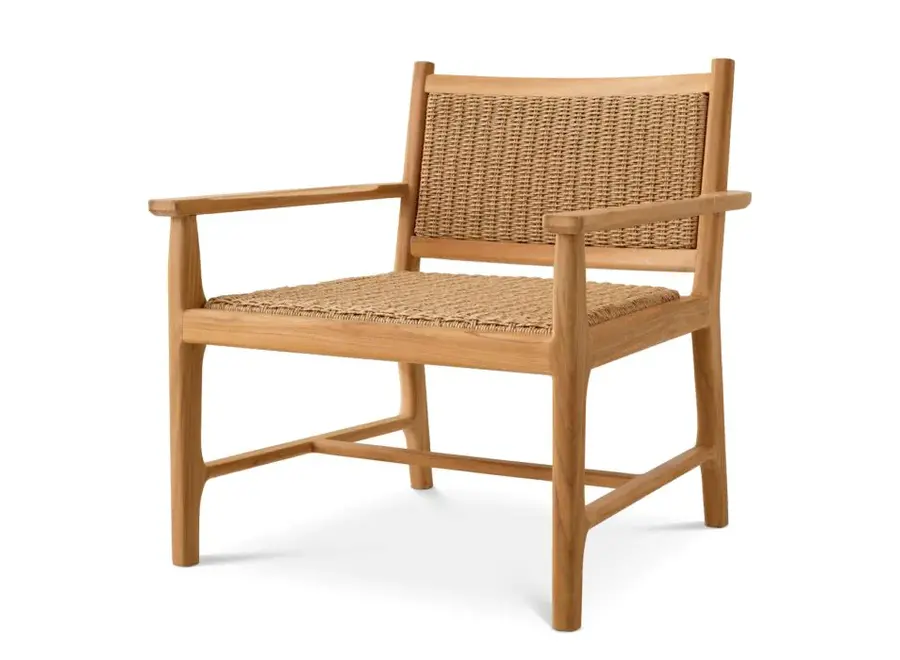 Outdoor chair 'Pivetti' - Natural Teak