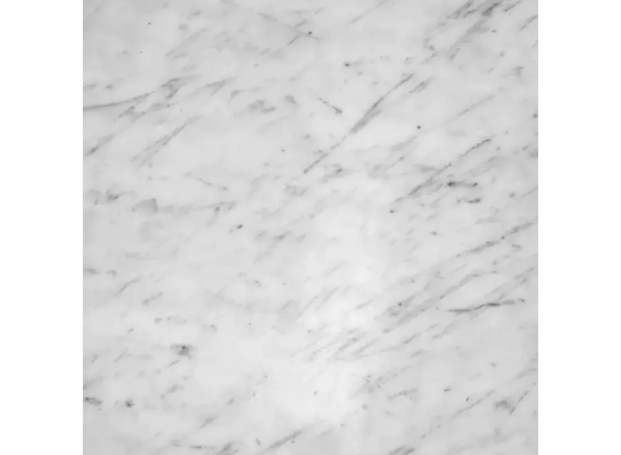Side table 'Pigna' - White marble