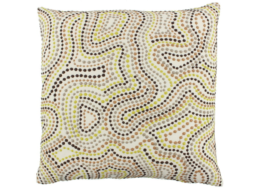 Decorative cushion Sustella Burgundy/Nude