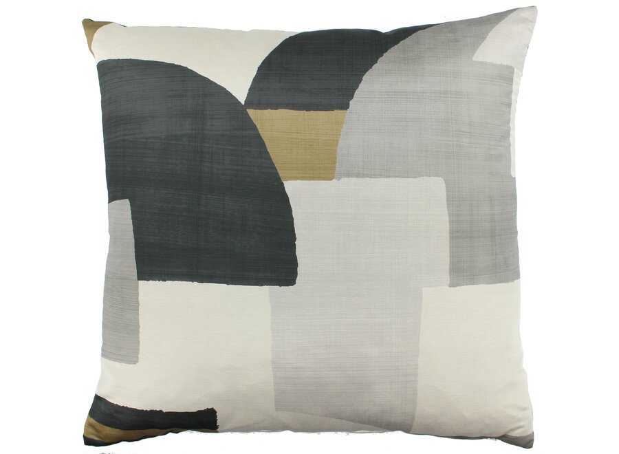 Decorative cushion Trissia Black/Gold