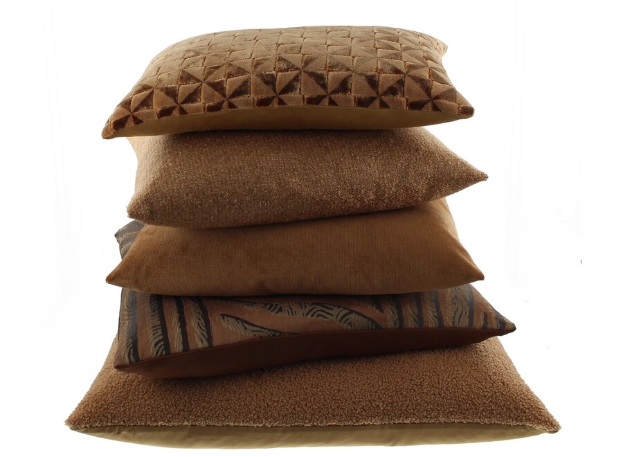 Decorative cushion Chirelle Camel