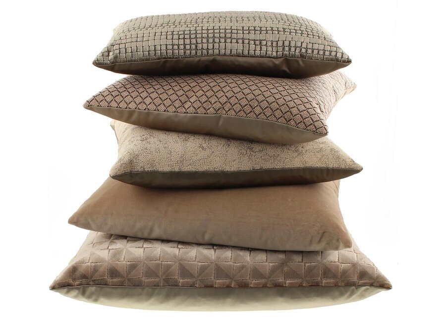 Decorative cushion Triasala Brown