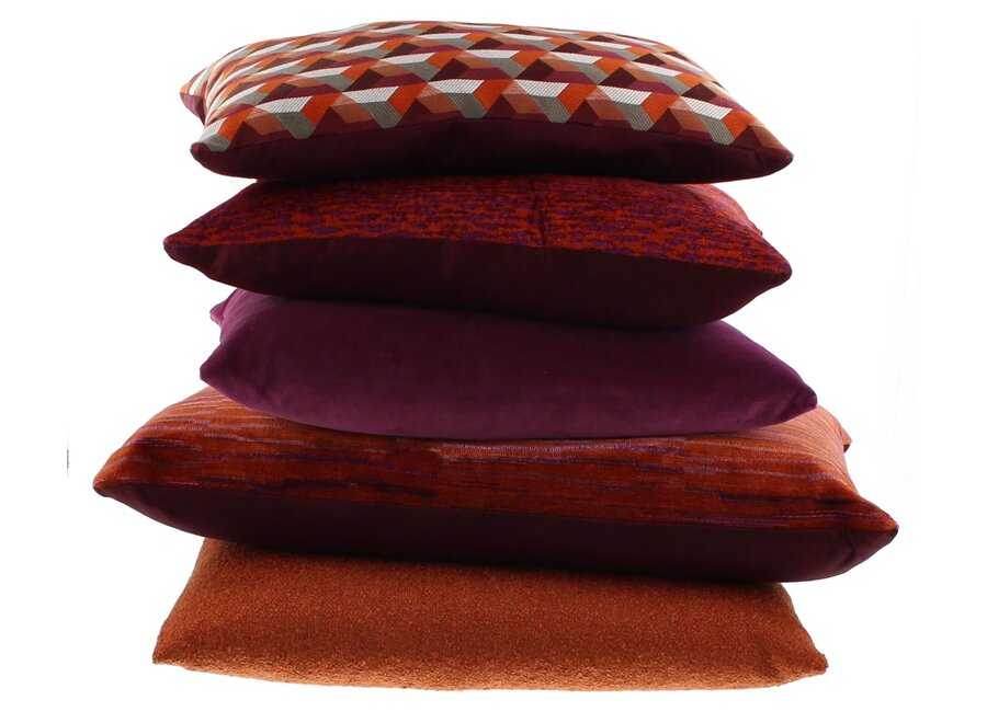 Decorative cushion Kasper Exclusive Orange/Purple