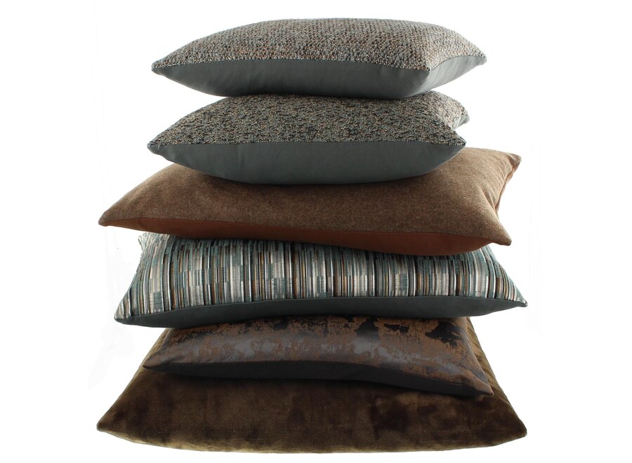 Decorative cushion Facelli Grey/Mint