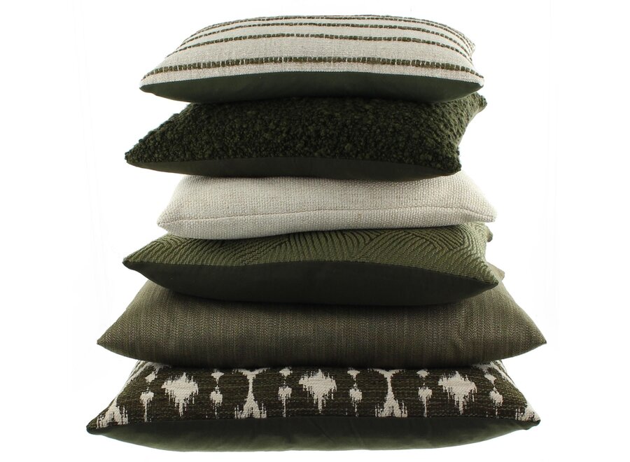 Decorative cushion Okilla Exclusive Olive