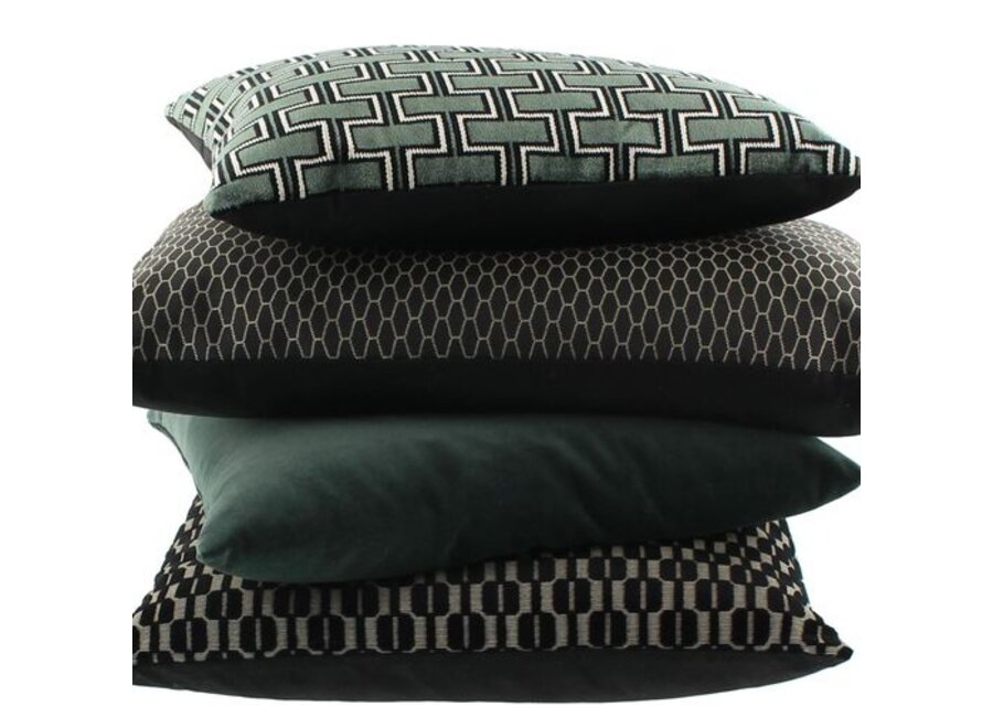 Decorative cushion Desray Black/Sand