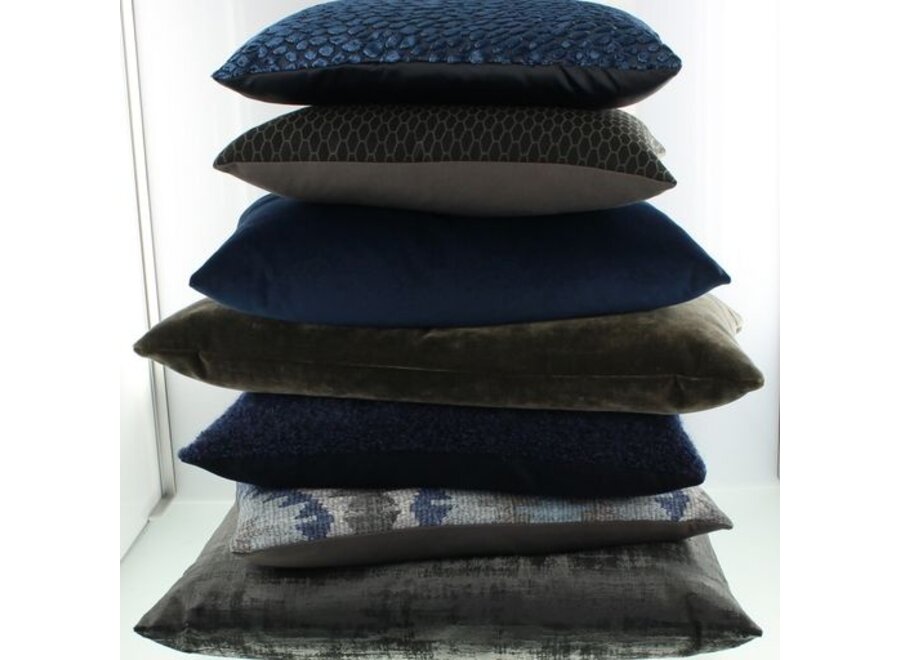 Decorative cushion Eathan  ECO Indigo