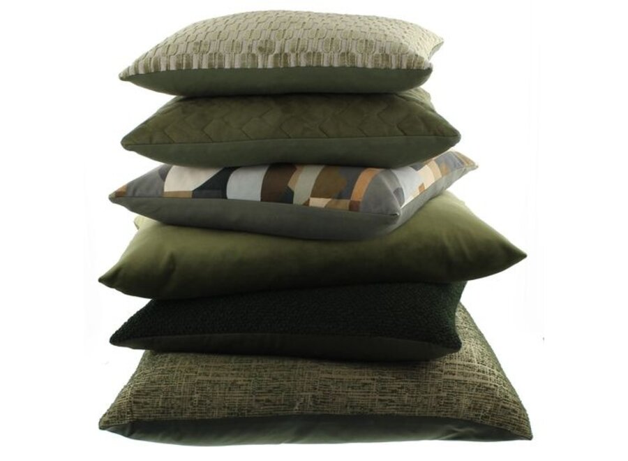 Coussin décoratif Amalia Olive