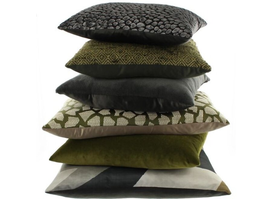 Coussin décoratif Golicia Dark Green