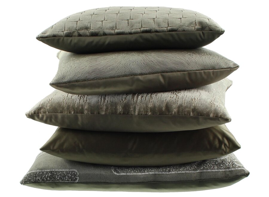 Decorative cushion Perla Taupe