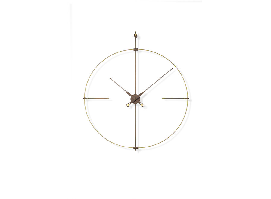 Design clock 'Bilbao Premium Gold'