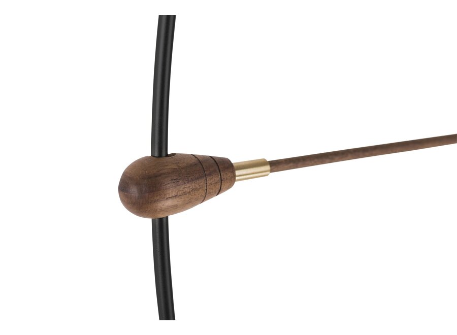 Design clock 'Bilbao Premium Black'