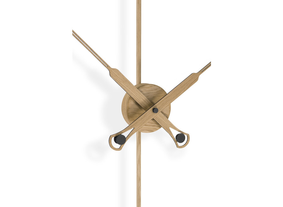 Design clock 'Bilbao Premium Oak'