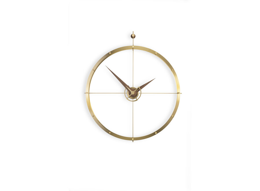 Design-Wanduhr – Doble O Premium Gold