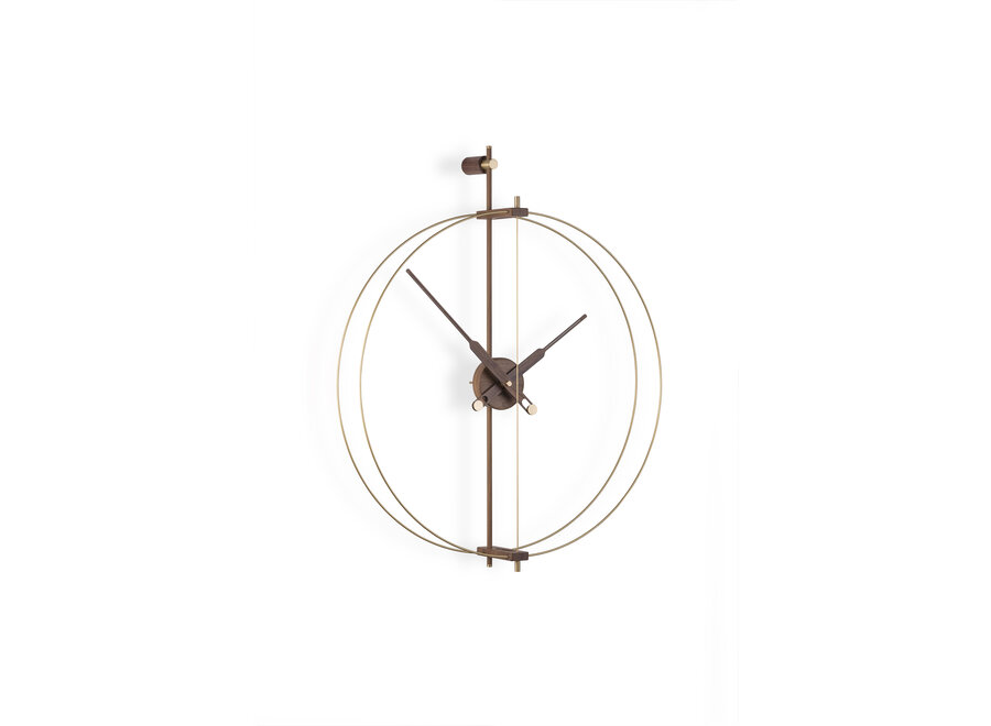 Design Wall Clock 'Mini Barcelona Premium' Gold