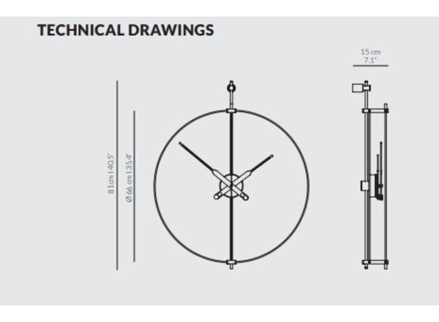 Design Wall Clock 'Mini Barcelona Premium'