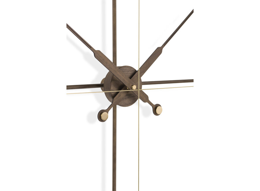 Design clock 'Delmori Premium Gold'