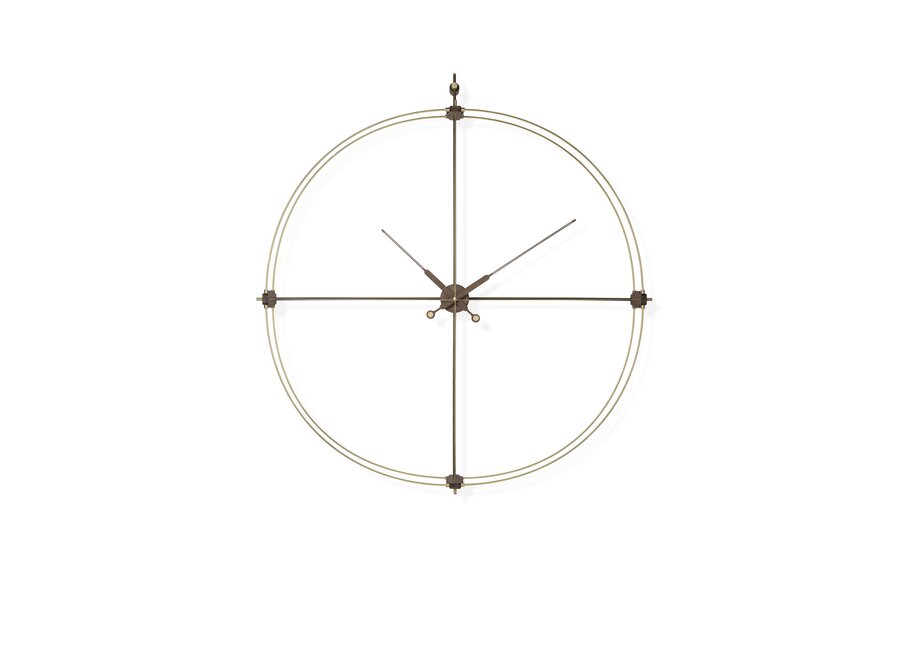Design clock Delmori Premium Gold