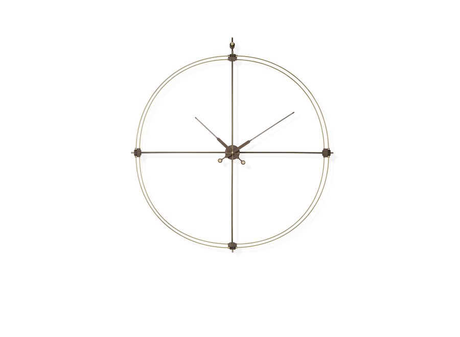 Design clock 'Delmori Premium Gold'