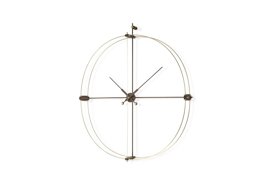 Design clock 'Delmori Premium Gold'
